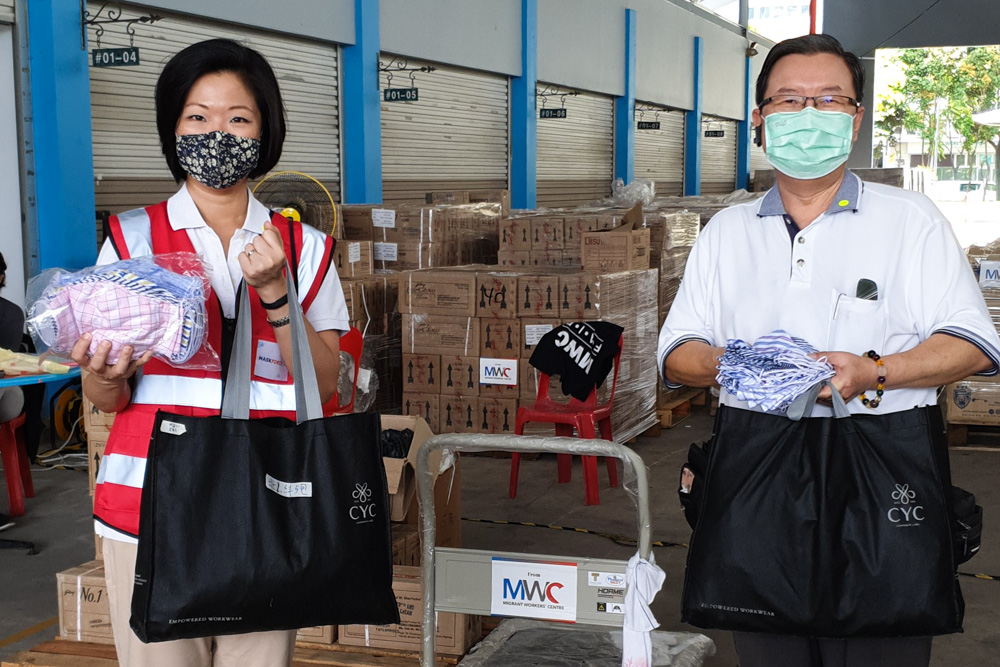 Fabric Masks Making for Migrant Workers (2020)