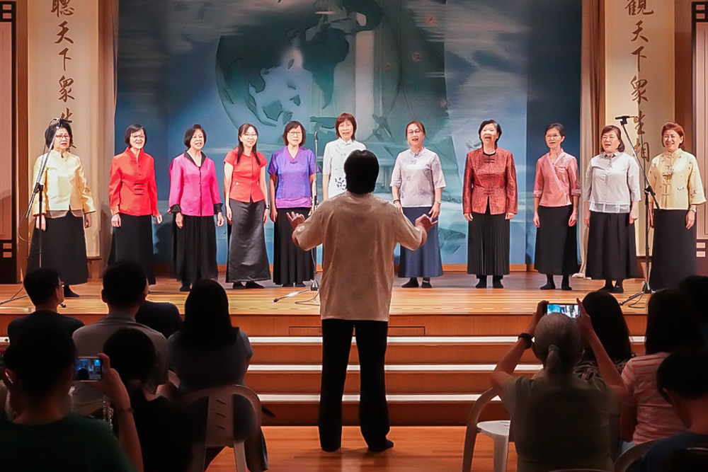 Vocal & Singing students performed three songs, captivating the audience with their beautiful voices. (Photo by Lee Foo Tien)