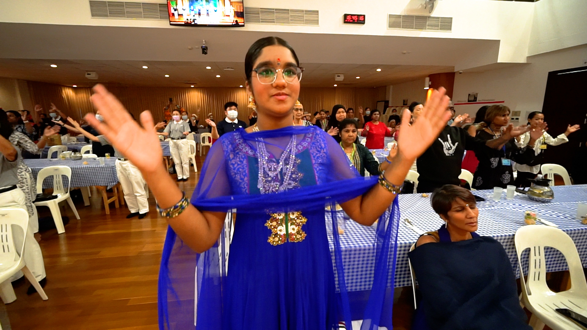 Indian Care Recipients Gather for an Early Deepavali Celebration